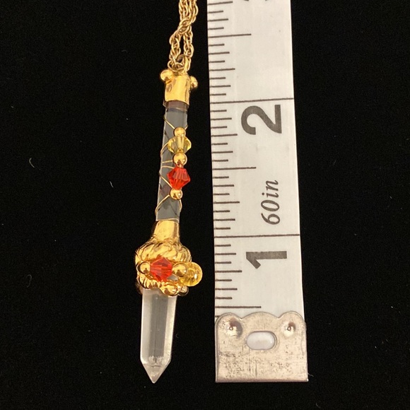 Boutique Hippie Healing wire wrap crystal necklace - Picture 11 of 11